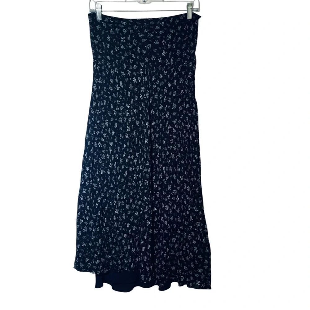 Polo Ralph Lauren Navy Blue Floral Print Skirt Size 6